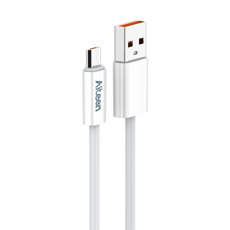 A23-MW Micro Data Cable 1mm 25W Fast Charging White Color